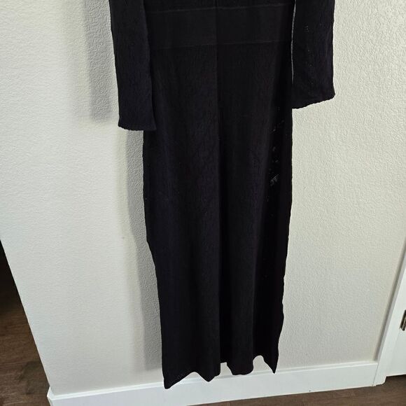 BCBGMAXAZRIA Loryn Cutout Pointelle Maxi Dress size M - Picture 9 of 16
